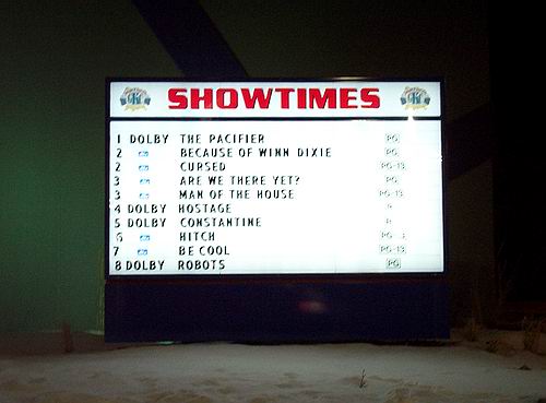 AMC Classic Ludington 8 (Harbor Cinemas) - 2005 Marquee Shot From John Mcdowell (newer photo)